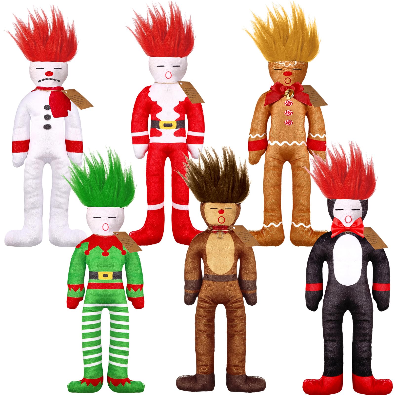 Amazon.com: Shappy 6 Pcs Christmas Funny Gag Gift Stress Doll Slap